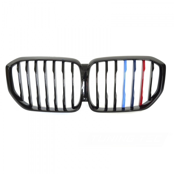 Grille calandre BMW X5 G05 18-22 - Noir Brillant couleurs look Mperf