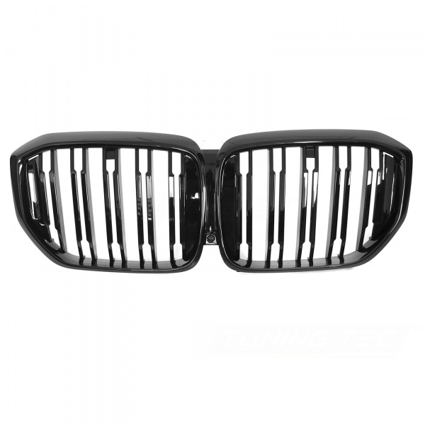 Grille calandre BMW X5 G05 LCI 23-26 - Noir Brillant look M