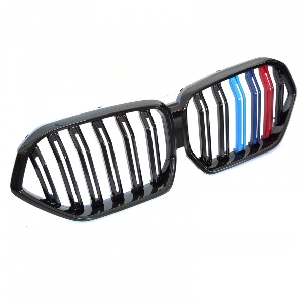 Grille calandre BMW Serie X6 G06 19-23 - look M - Noir Brillant couleurs