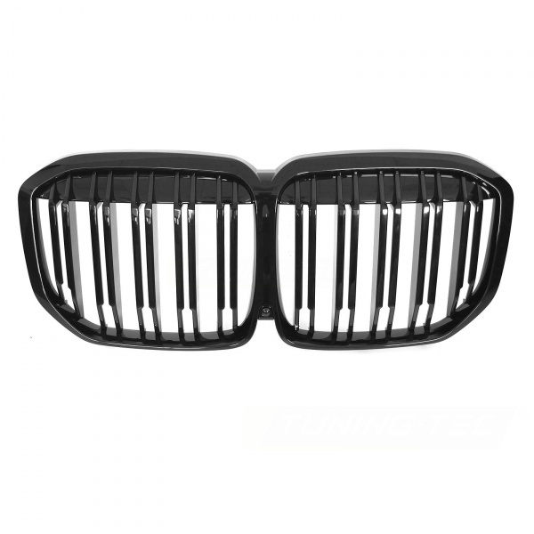Grille calandre BMW Serie X7 G07 18-22 - look M - Noir Brillant