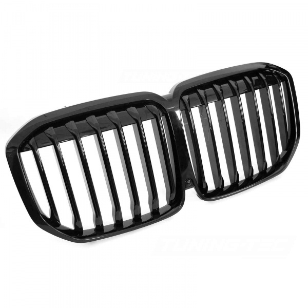 Grille calandre BMW Serie X7 G07 18-22 - look Mperf - Noir Brillant
