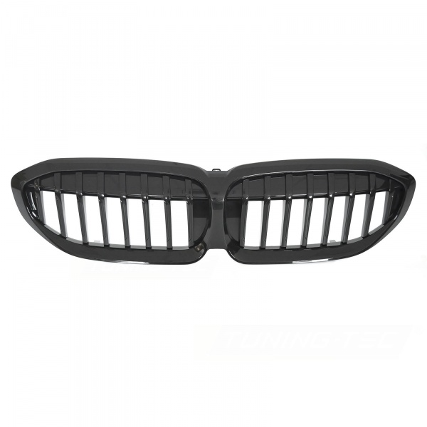Grilles calandre BMW Serie 3 G20 G21 look mperf - 18-22 - Noir Brillant