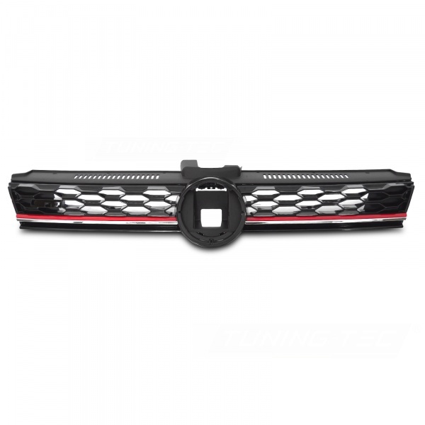 Grille calandre VW Golf 7.5 (VII) 17-19 - look GTI - Rouge Noir ACC