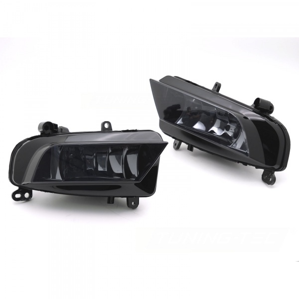 Antibrouillards gauche + droit AUDI A4 B8 12-15 fumés