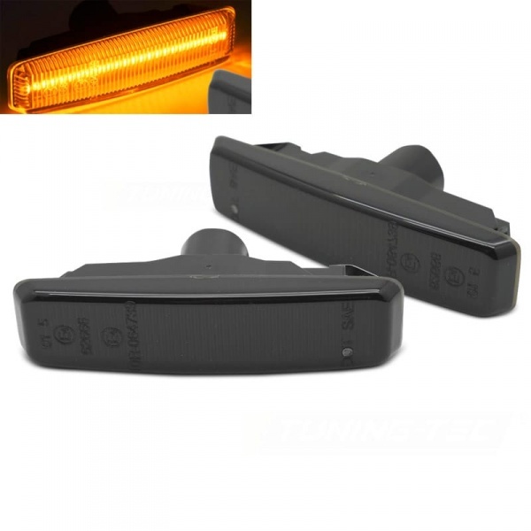 Clignotants LED dynamiques BMW Serie 5 E39 - Noir fume