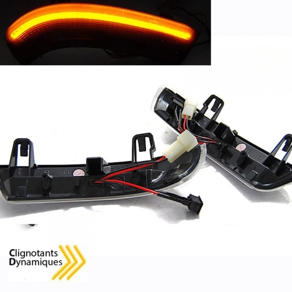 2 Clignotants retro dynamiques LED VW GOLF 5 Jetta Eos Passat - Clair