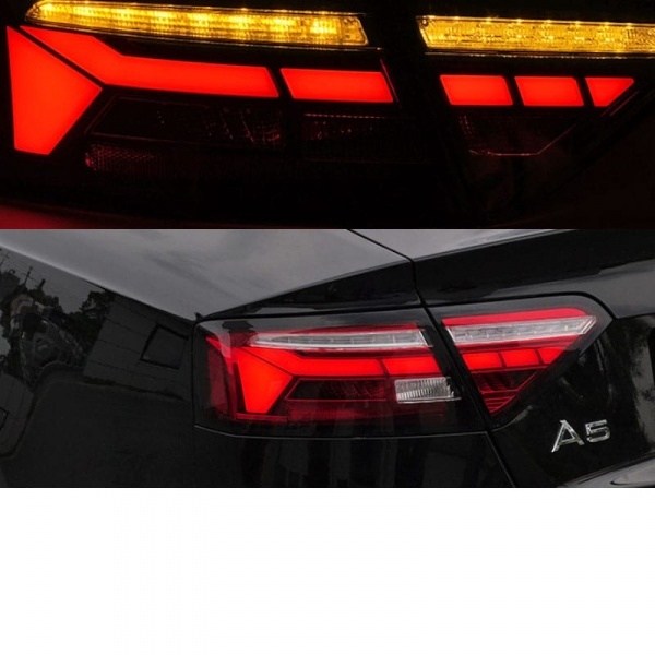 2 Feux fullLED dynamiques Audi A5 8T Facelift 12-16 - Rouge