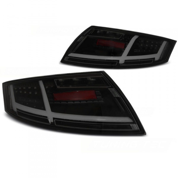 2 Feux arriere AUDI TT 8J LTI - Noir Fumé - Cligno dynamique
