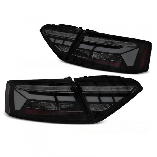 2 Feux fullLED dynamiques Audi A5 8T Facelift 12-16 - Noir Teinté
