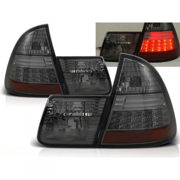 2 Feux arriere BMW E46 Touring LED 99-05 - Fumé