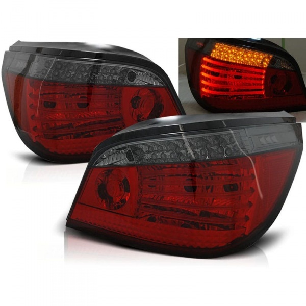 2 Feux arriere BMW Serie 5 E60 LED 03-07 - Fume