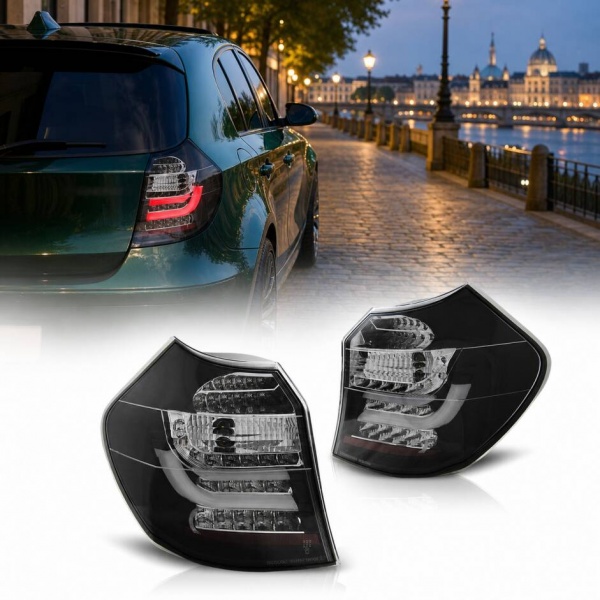 2 Feux arriere BMW Serie 1 E87 04-07 - LTI - Noir