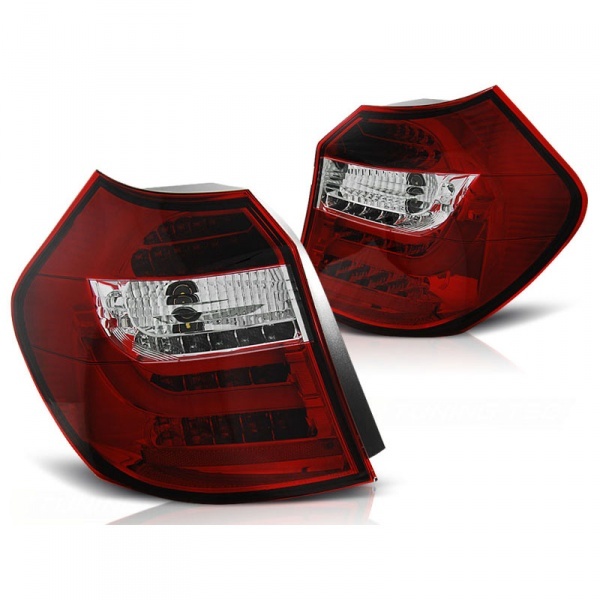 2 Feux arriere BMW Serie 1 E87 08-11 - LTI - Clair Rouge