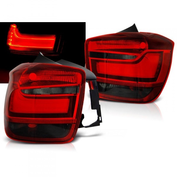 2 Feux arriere BMW Serie 1 F20 F21 11-15  LTI - Rouge Teinte
