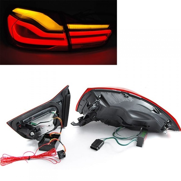 2 Feux arriere BMW Serie 4 F32 F33 F36 - 13-16 - Rouge Teinté