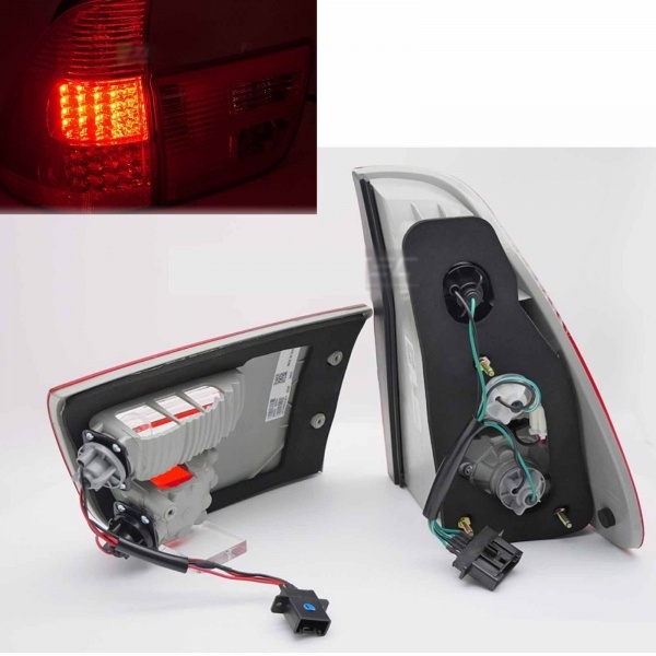 2 Feux arriere LED BMW X5 E53 99-03 - Rouge