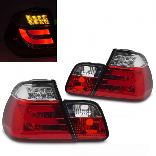 2 Feux arriere BMW E46 Berline Clignotant LED 01-05 phase 2 - Rouge