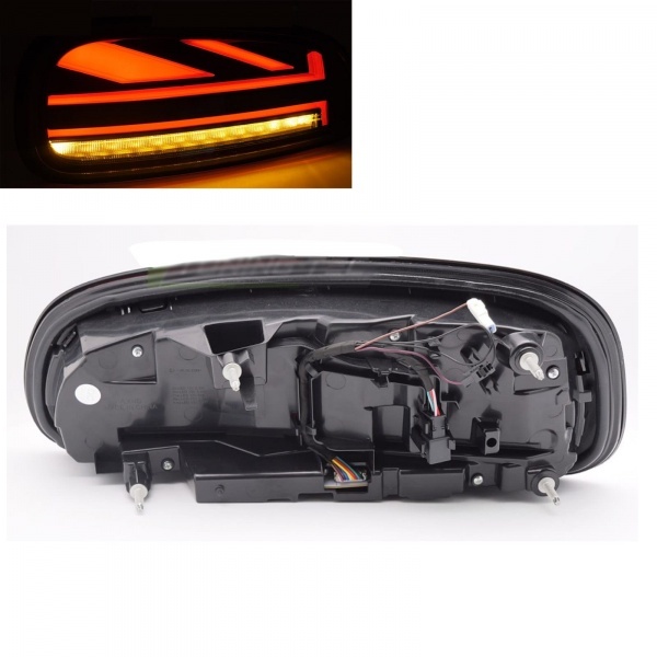2 Feux arriere fullLED dynamiques Mini Cooper Clubman 15-19 - Noir