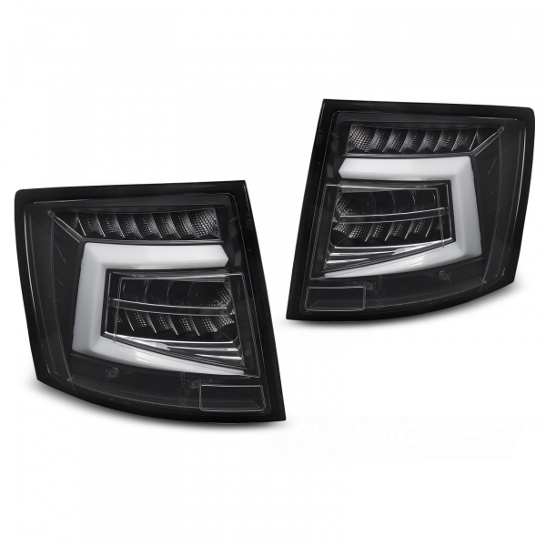 2 Feux arrière Skoda Octavia III Kombi 12-16 - LED Bar - Noir