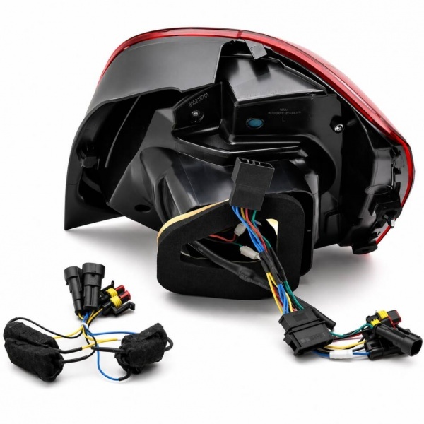 2 Feux arriere VW Polo 6R 6C dynamiques - fullLED look lazer - Fumé