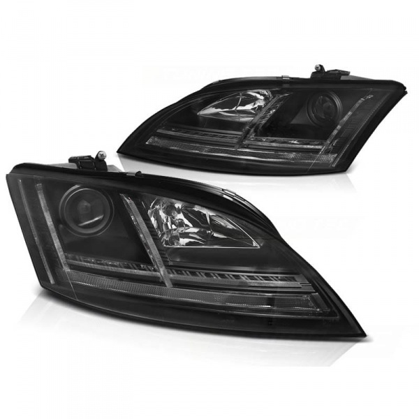 2 Phares AUDI TT 8J  06-11 - look xenon Matrix LED - Noir