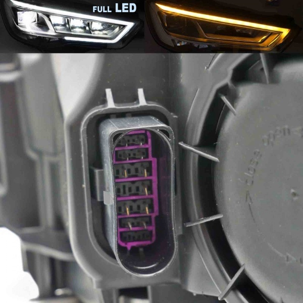 2 Phares xenon Full LED dynamiques AUDI A3 8V 12-16