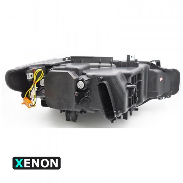 2 Phares xenon avant BMW Serie 3 F30 Angel Eyes 3D LED 11-15 - Noir