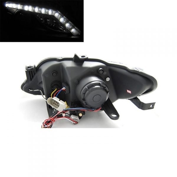 2 Phares SEAT Ibiza 6J 08-12 - LED clignotant LED - Noir