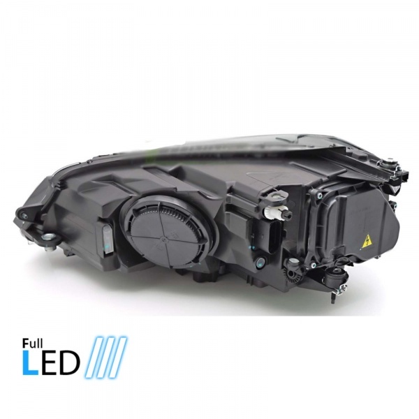 2 Phares avant VW Golf 7 12-17 - FullLED- Chrome Noir - Dynamiques