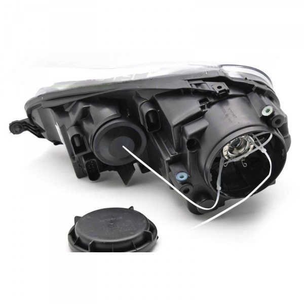 2 Phares avant VW golf 5 style GTI - Noir Chrome