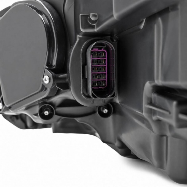 2 Phares avant VW Golf 7.5 phase 2 - look R - Noir - Full LED Dynamiques