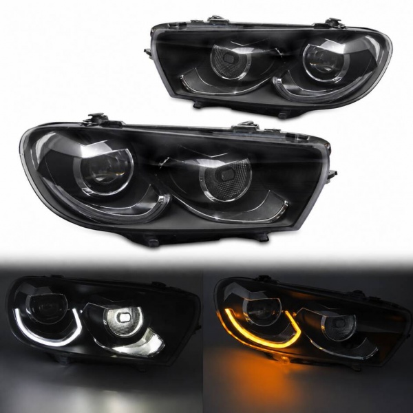2 Phares avant VW Scirocco III 08-14 - Full LED DRL - Clignotants dynamiques