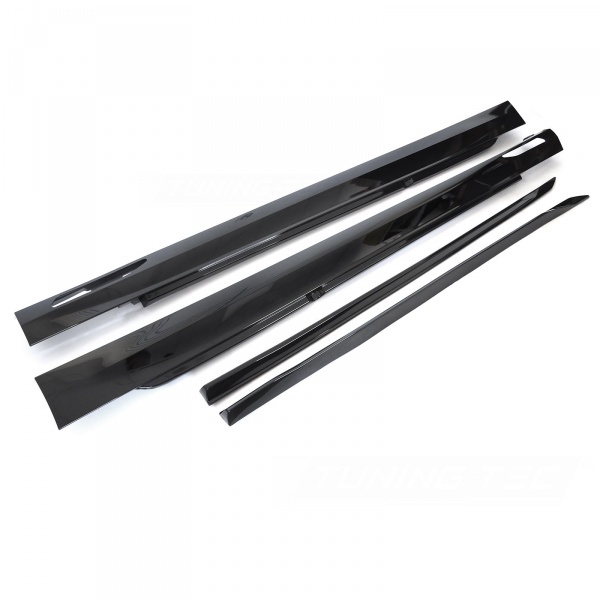 Bas de caisse look M-Perf noir brillant pour BMW Série 5 G60 / G61 23-26