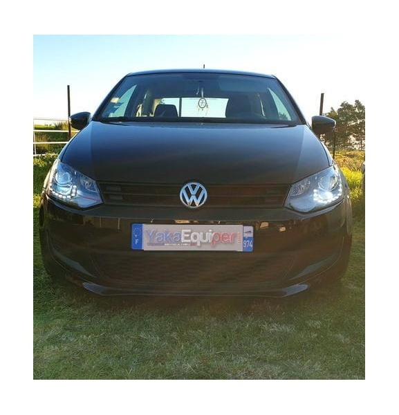 2 Phares avant VW Polo 6R 09-14 - LED look GTI - noir