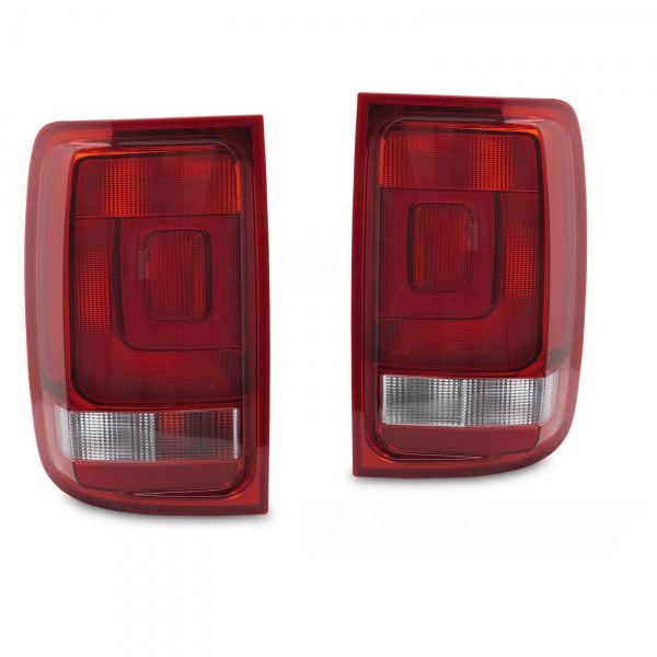 2 Feux arrière VW Amarok 09-12 - Rouge / Blanc