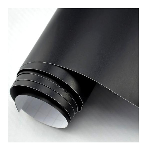 Film covering Premium Matt noir mat 152 cm anti-bulles vendu au mètre