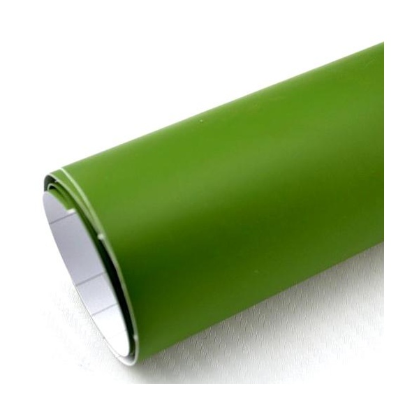 Film covering Premium Matt vert foncé mat 152 cm anti-bulles vendu au mètre