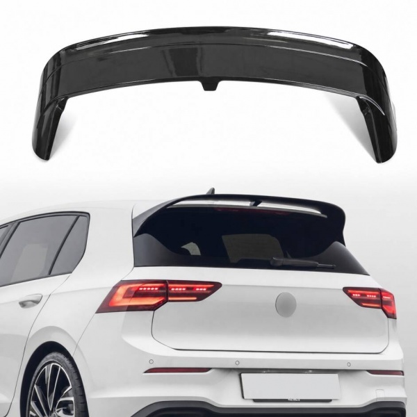 Becquet spoiler de toit - VW GOLF 8 - 20-24 - look R - noir brillant