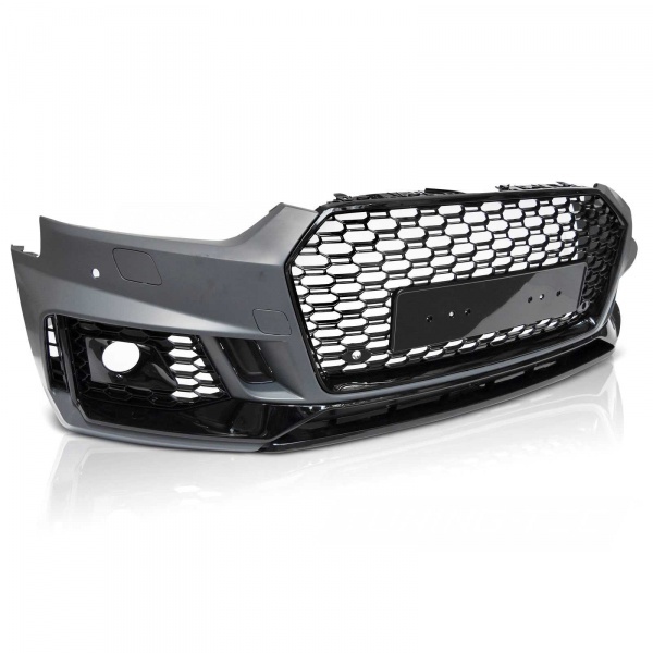 Pare choc avant AUDI A5 F5 16-18 - Look RS5 - Noir - PDC ACC