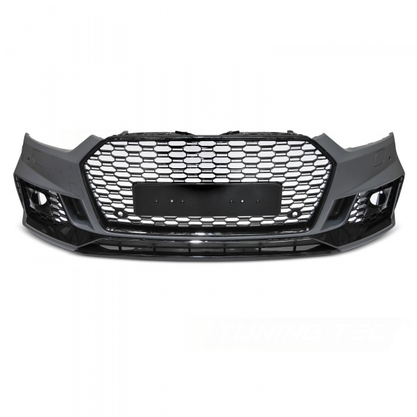 Pare choc avant AUDI A5 F5 16-18 - Look RS5 - Noir - PDC ACC
