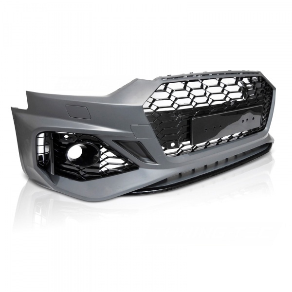 Pare choc avant AUDI A5 F5 20-24 - Look RS5 - Noir - PDC ACC Camera