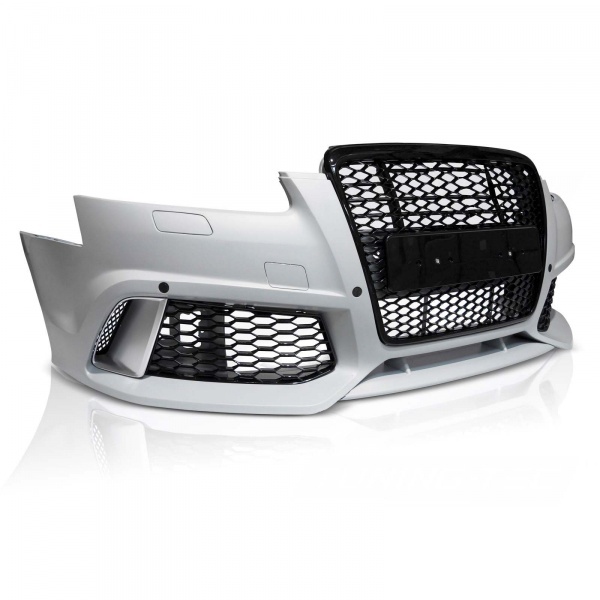 Pare choc avant AUDI A6 C6 04-11 - Look RS6 - Noir - PDC