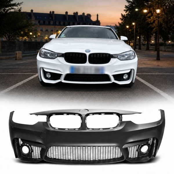 Pare choc avant BMW Serie 3 F30 11-18 look M3 - sans AB
