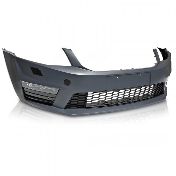 Pare choc avant look RS avec lave-phares pour Skoda Octavia III 12-16