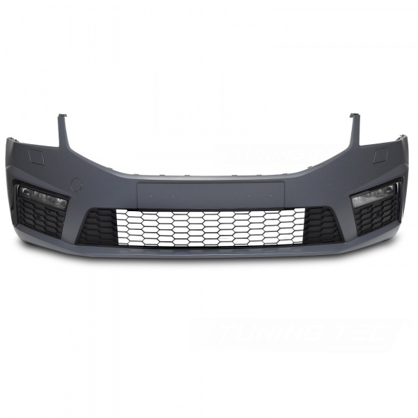 Pare choc avant look RS avec PDC et lave-phares pour Skoda Octavia III 16-20