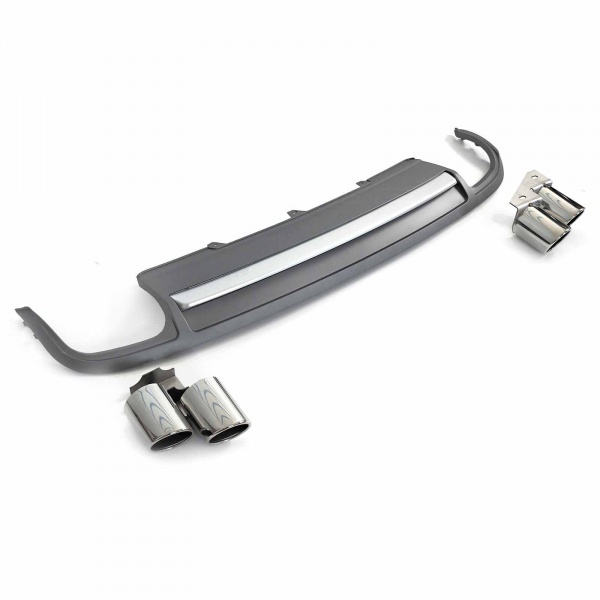 Diffuseur arriere AUDI A4 B8 08-11 - Look S4