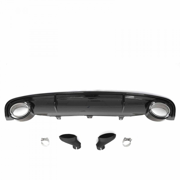 Diffuseur arriere AUDI A7 C7 sportback 10-14 - Look RS7 - Noir Brillant