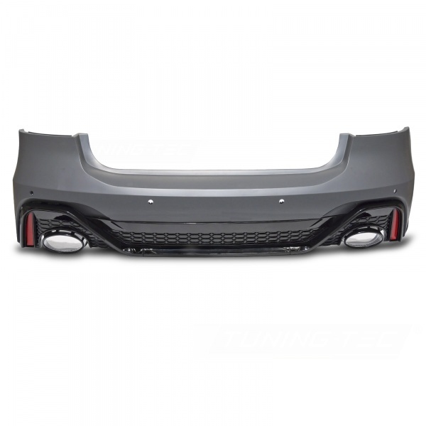 Pare choc arriere AUDI A7 4K 18-23 - Look RS7 - Noir - PDC