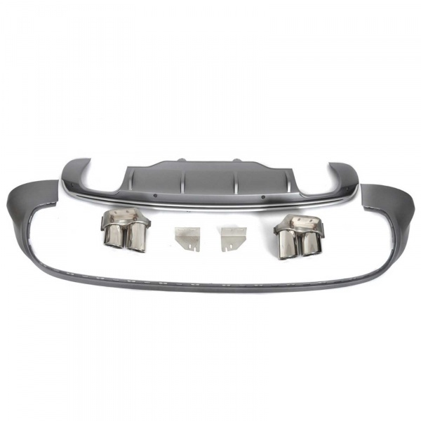 Diffuseur arriere AUDI Q5 8R 08-12 - Look S - Argent