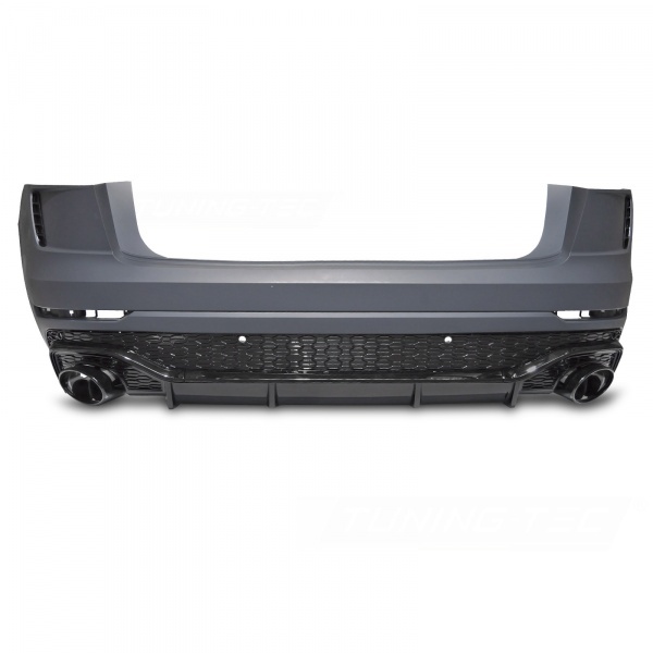 Pare choc arriere AUDI Q8 18-25 - Look RSQ8 - Noir